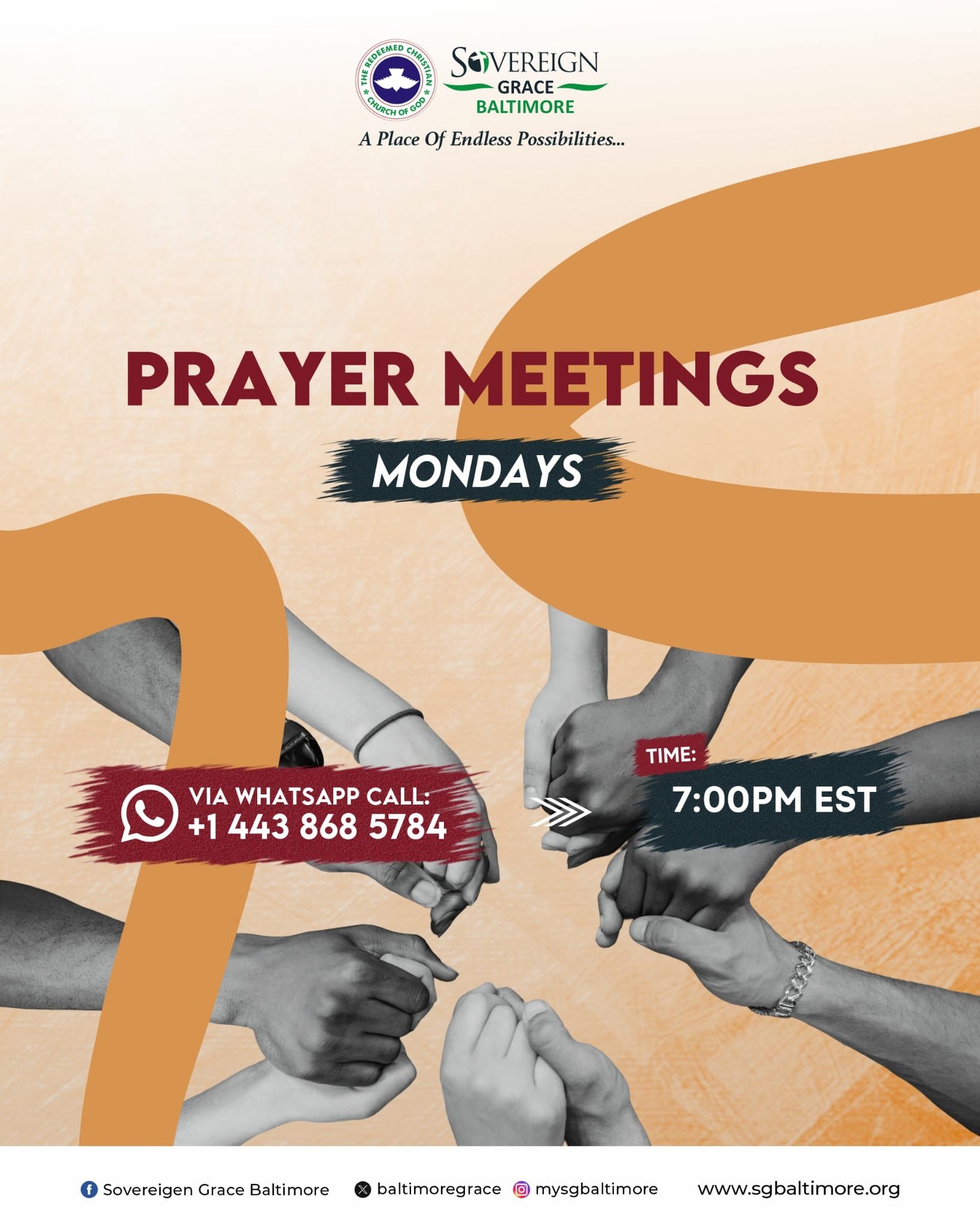 Prayer meeting-Mondays